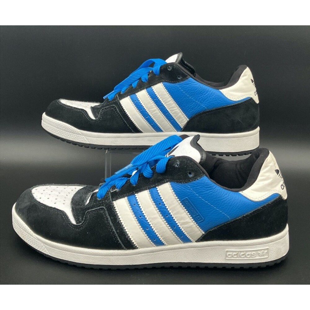 Adidas Compton Street Mens 12 Blue Black White Sneakers 466449
